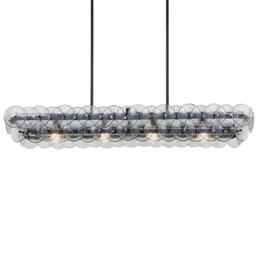 Maxim Lighting Loren 54" Linear Chandelier Gunmetal
