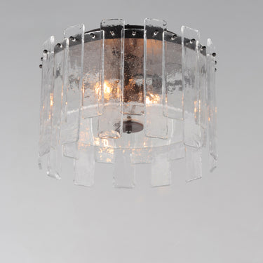 Maxim Lighting Warren 2-Light Flush Mount Dark Bronze