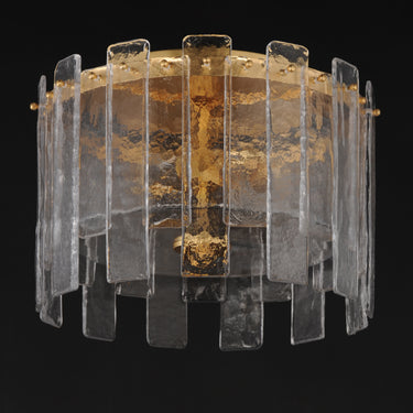 Maxim Lighting Warren 2-Light Flush Mount Gold Leaf