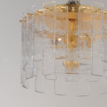 Maxim Lighting Warren 2-Light Flush Mount Gold Leaf