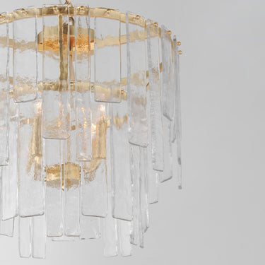 Maxim Lighting Warren 4-Light Semi-Flush/Pendant Gold Leaf