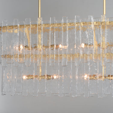Maxim Lighting Warren 8-Light Linear Gold Leaf