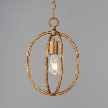 Maxim Lighting Martel Mini Pendant Etruscan Gold