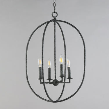 Maxim Lighting Martel 4-Light Pendant Blacksmith