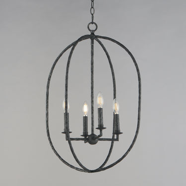 Maxim Lighting Martel 4-Light Pendant Blacksmith