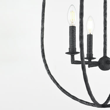 Maxim Lighting Martel 4-Light Pendant Blacksmith