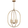 Maxim Lighting Martel 4-Light Pendant Etruscan Gold