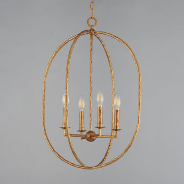 Maxim Lighting Martel 4-Light Pendant Etruscan Gold