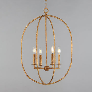 Maxim Lighting Martel 4-Light Pendant Etruscan Gold