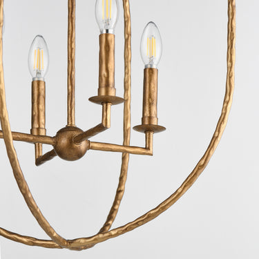 Maxim Lighting Martel 4-Light Pendant Etruscan Gold