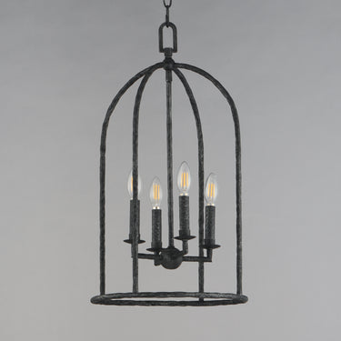 Maxim Lighting Martel 4-Light Pendant Blacksmith
