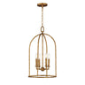 Maxim Lighting Martel 4-Light Pendant Etruscan Gold