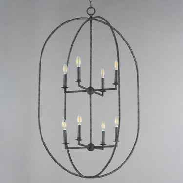 Maxim Lighting Martel 8-Light Pendant Blacksmith