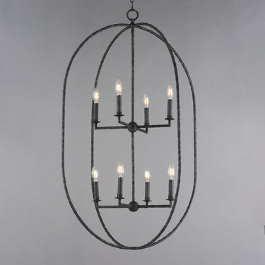 Maxim Lighting Martel 8-Light Pendant Blacksmith