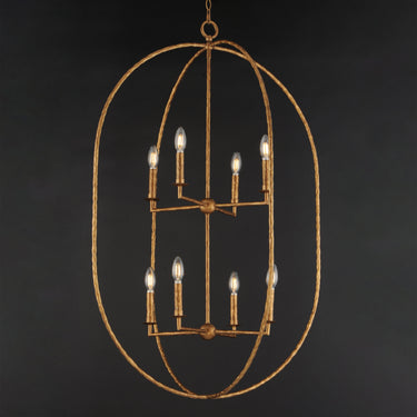 Maxim Lighting Martel 8-Light Pendant Etruscan Gold
