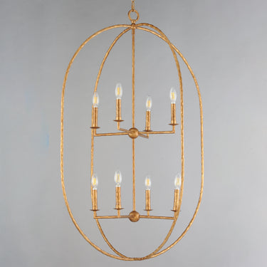 Maxim Lighting Martel 8-Light Pendant Etruscan Gold