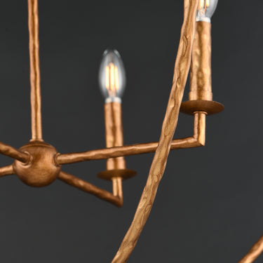 Maxim Lighting Martel 8-Light Pendant Etruscan Gold