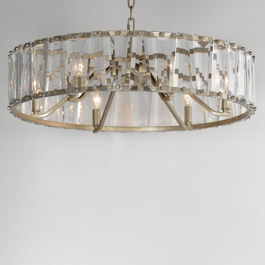 Maxim Lighting Odeon 6-Light Chandelier Golden Silver