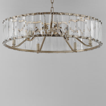 Maxim Lighting Odeon 6-Light Chandelier Golden Silver