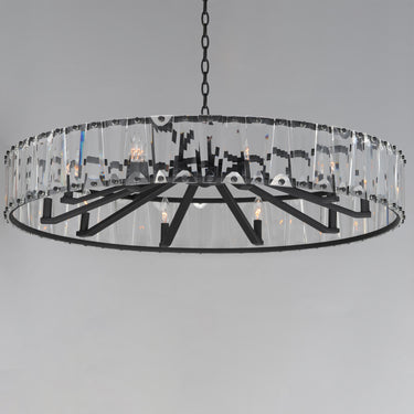 Maxim Lighting Odeon 10-Light Chandelier Black