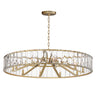 Maxim Lighting Odeon 10-Light Chandelier Golden Silver
