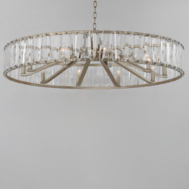Maxim Lighting Odeon 10-Light Chandelier Golden Silver