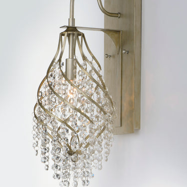 Maxim Lighting Twirl Wall Sconce Golden Silver