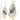 Finesse Decor Deuterium Rectangular Chandelier - Chrome 
