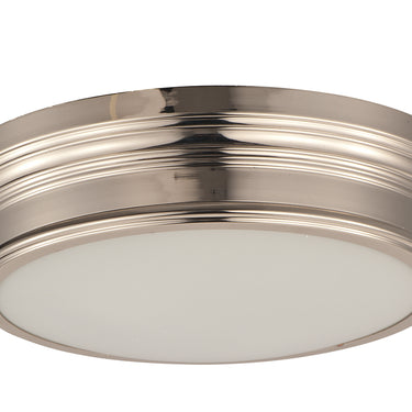 Maxim Lighting Fairmont 2-Light Flush Mount Natural Aged Brass