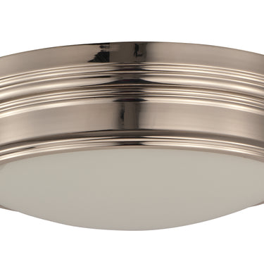 Maxim Lighting Fairmont 3-Light Flush Mount Natural Aged Brass