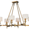 Maxim Lighting Fairmont 6-Light Chandelier Natural Aged Brass
