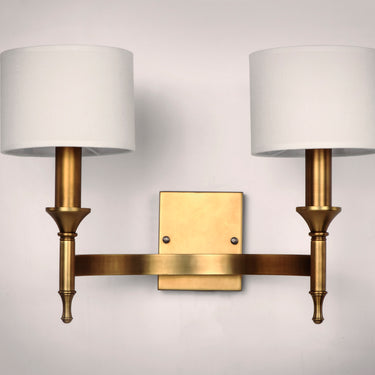 Maxim Lighting Fairmont 2-Light Wall Sconce Natural Aged Brass