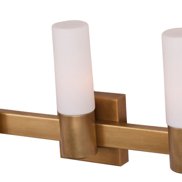 Maxim Lighting Contessa 3-Light Bath Vanity Natural Aged Brass