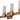 Maxim Lighting Contessa 4-Light Bath Vanity Natural Aged Brass