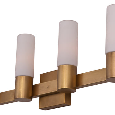 Maxim Lighting Contessa 4-Light Bath Vanity Natural Aged Brass