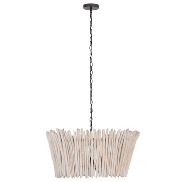Maxim Lighting Baywood 24" DriftWood Chandelier Textured Bronze