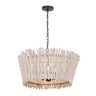 Maxim Lighting Baywood 30" DriftWood Chandelier Textured Bronze