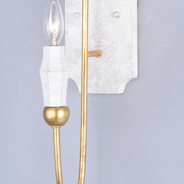 Maxim Lighting Claymore Wall Sconce Claystone/Gold Leaf