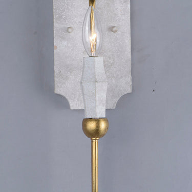 Maxim Lighting Claymore Wall Sconce Claystone/Gold Leaf
