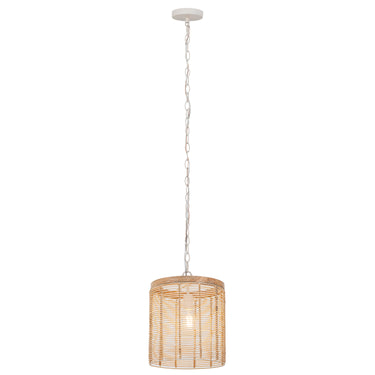 Maxim Lighting Vannerie Mini Pendant Ecru