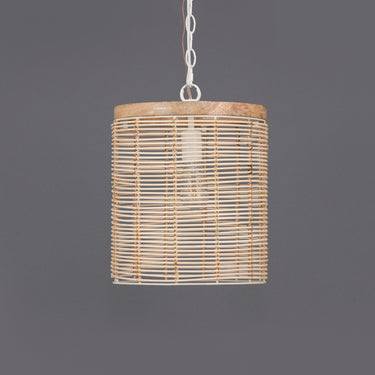 Maxim Lighting Vannerie Mini Pendant Ecru