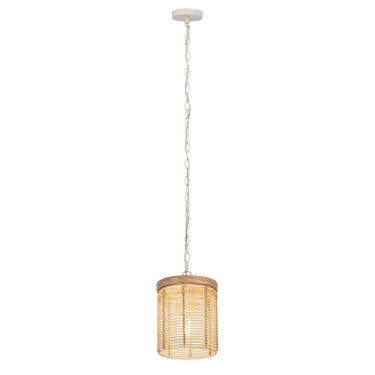 Maxim Lighting Vannerie Large Pendant Ecru