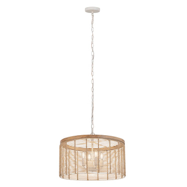 Maxim Lighting Vannerie 4-Light Pendant Ecru