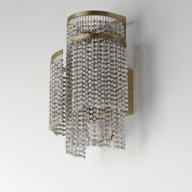 Maxim Lighting Fontaine 2-Light Wall Sconce Golden Silver