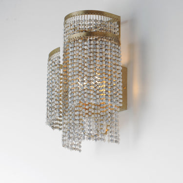 Maxim Lighting Fontaine 2-Light Wall Sconce Golden Silver