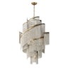 Maxim Lighting Fontaine 7-Light Chandelier Golden Silver