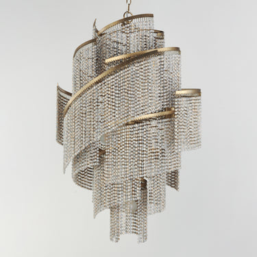 Maxim Lighting Fontaine 7-Light Chandelier Golden Silver