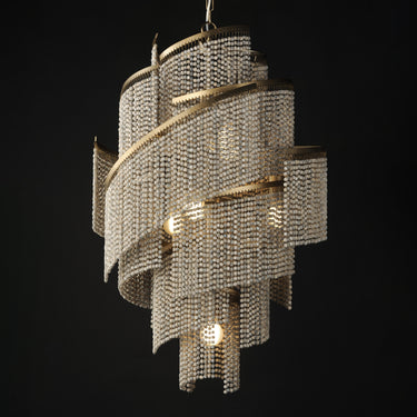 Maxim Lighting Fontaine 7-Light Chandelier Golden Silver