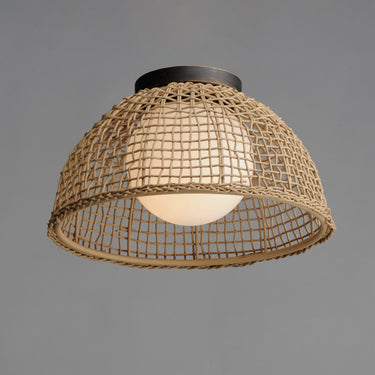 Maxim Lighting Cestino Flush Mount Antique Bronze