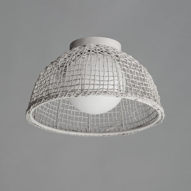 Maxim Lighting Cestino Flush Mount Weathered White